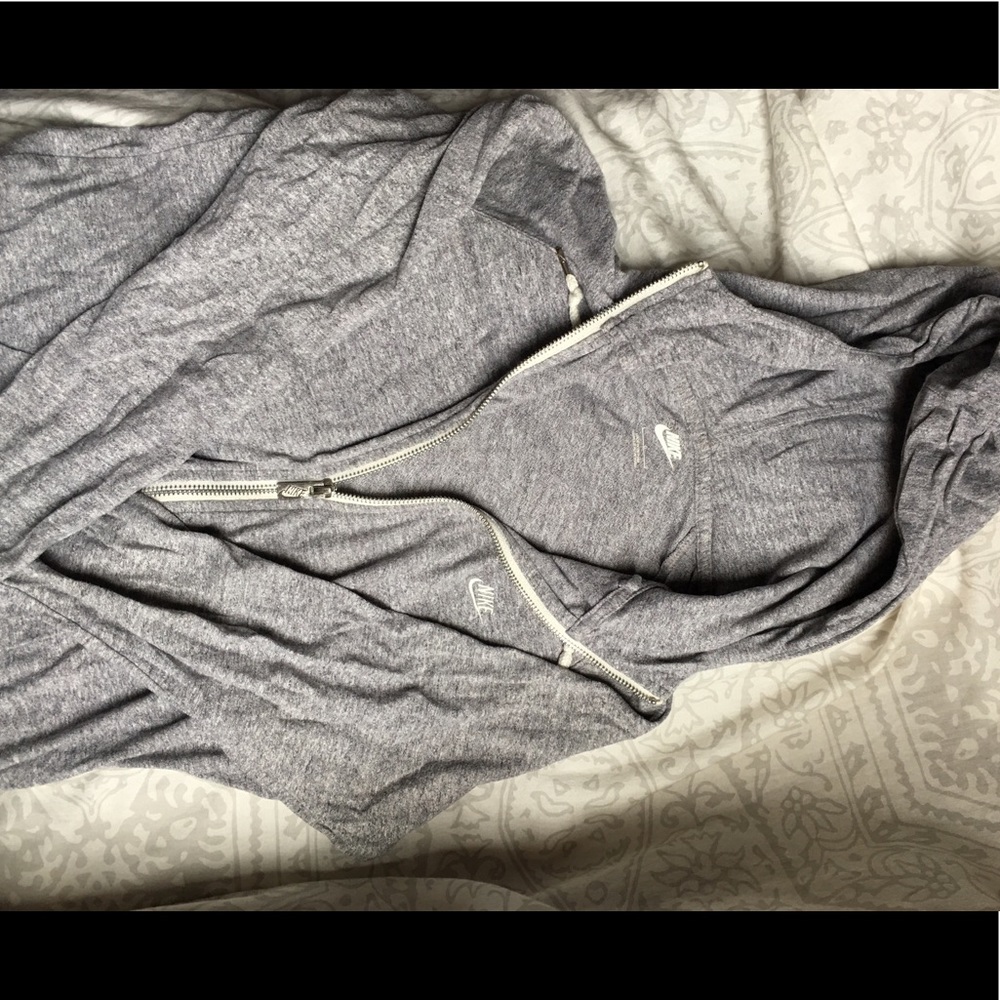 gray zip up - Picture 1 of 1
